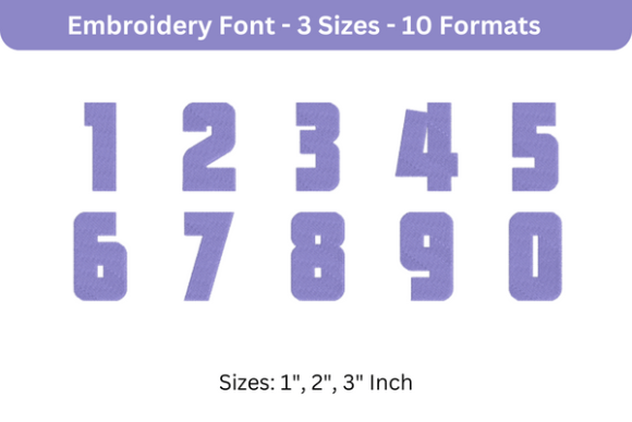 Aerojones Font 0 to 9 Review