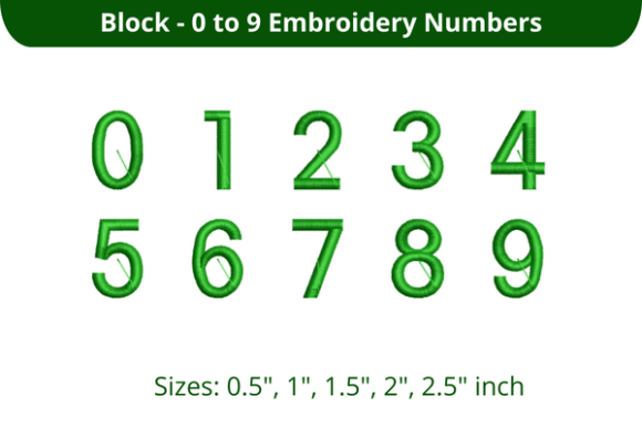 Block Font 0-9 Review