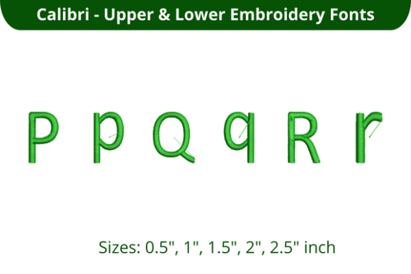 Calibri Font PQR for Personalized Gifts