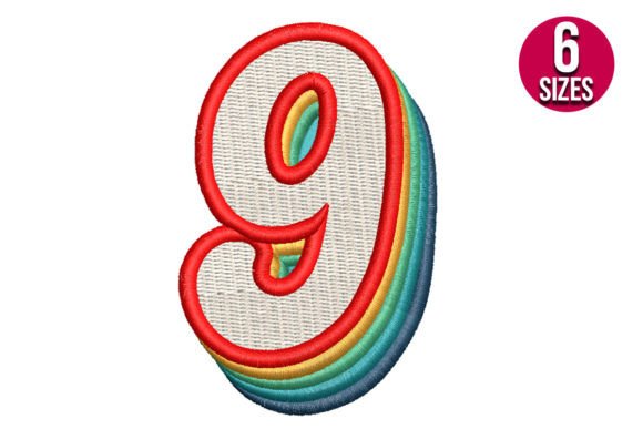 Retro Number Nine Embroidery Review